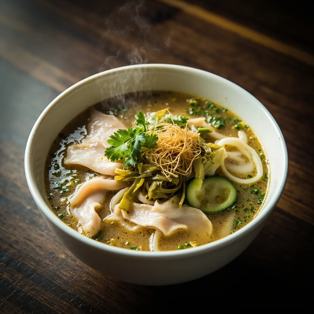 四川三片スープ