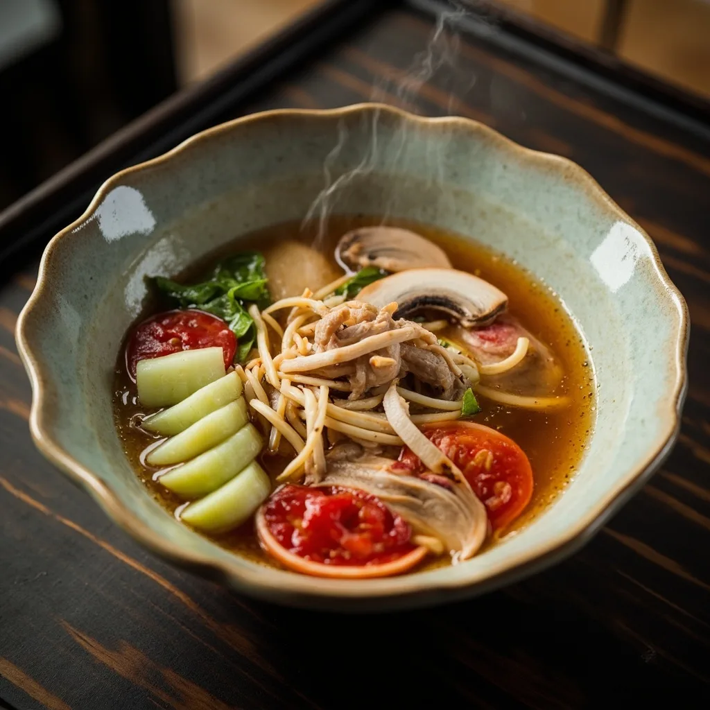 Fresh Mushroom and Tomato Soup