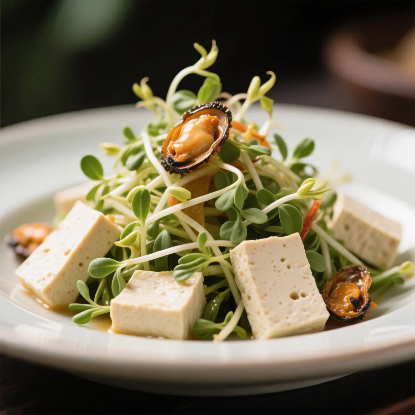 Salade de Tofu Simple à la Luzerne