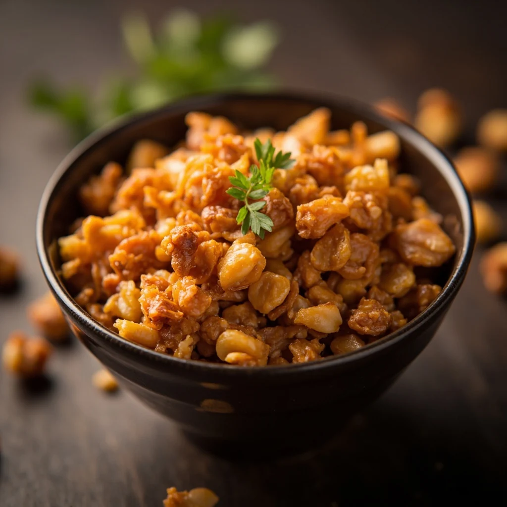 Arachides Croustillantes au Micro-ondes