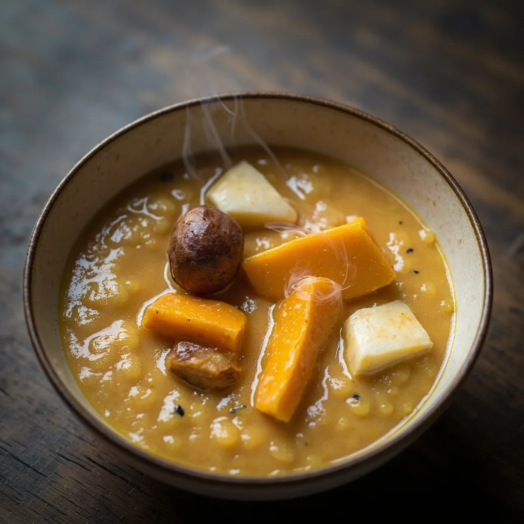 Chestnut Pumpkin Millet Porridge