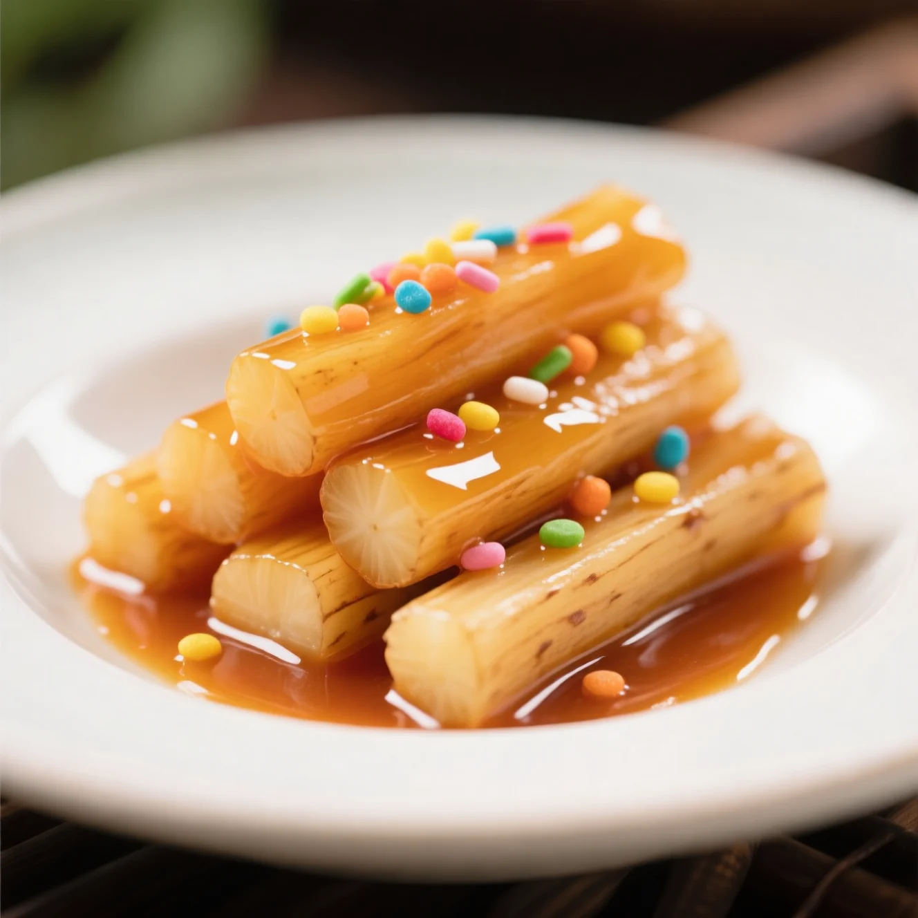 Bâtons d'Igname Glaçage aux Fruits