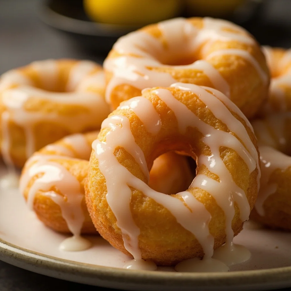 Donuts Glaçés au Citron