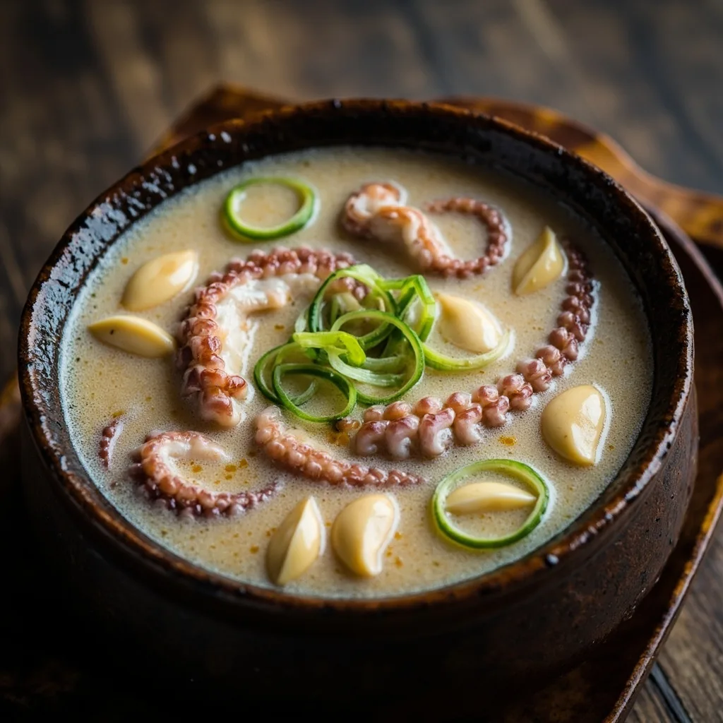 Octopus, Peanut, and Pork Trotter Soup