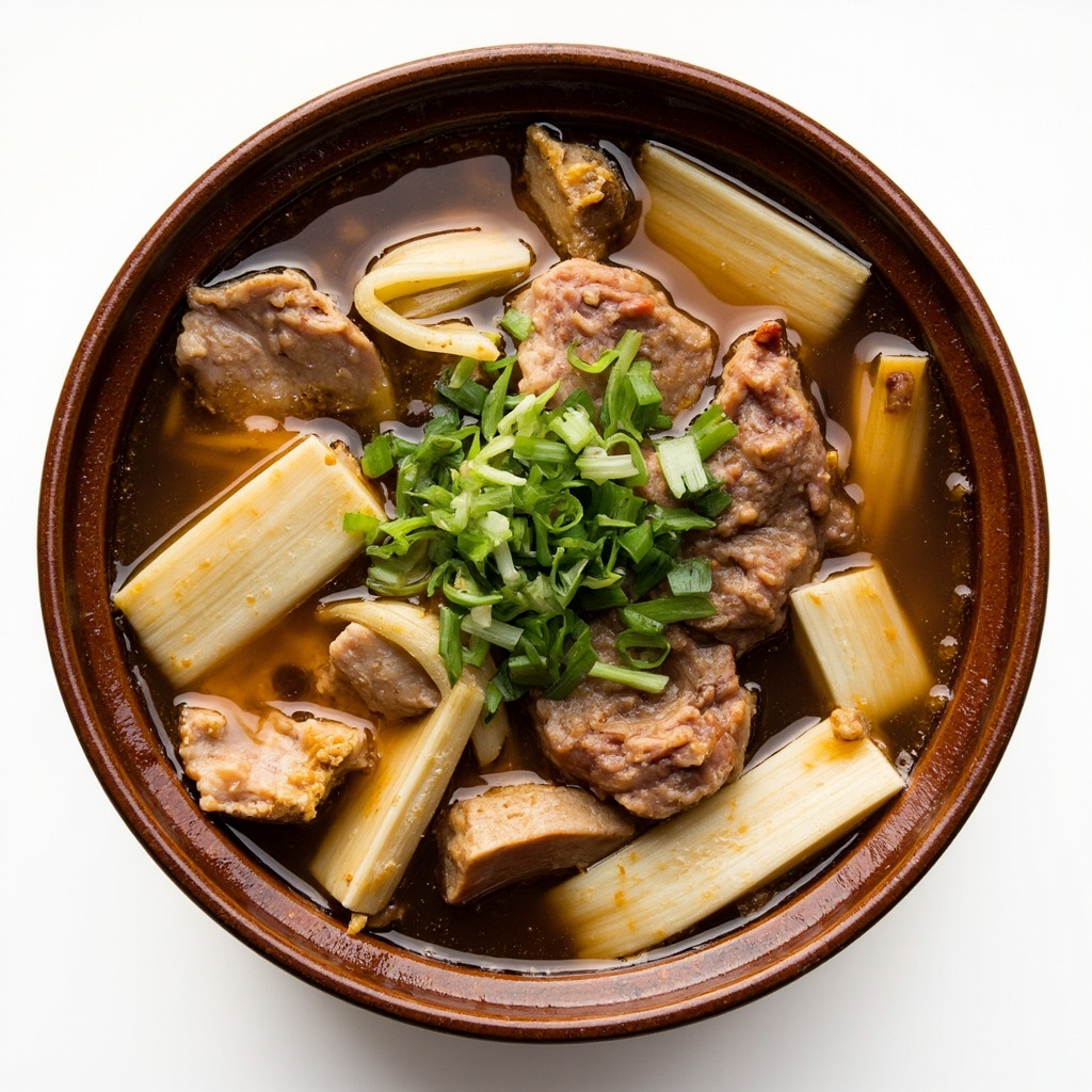 Yan Du Xian (Slow-Simmered Bamboo Shoot and Pork Soup)