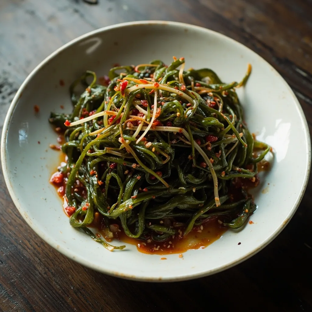 Cold Seaweed Strips Salad
