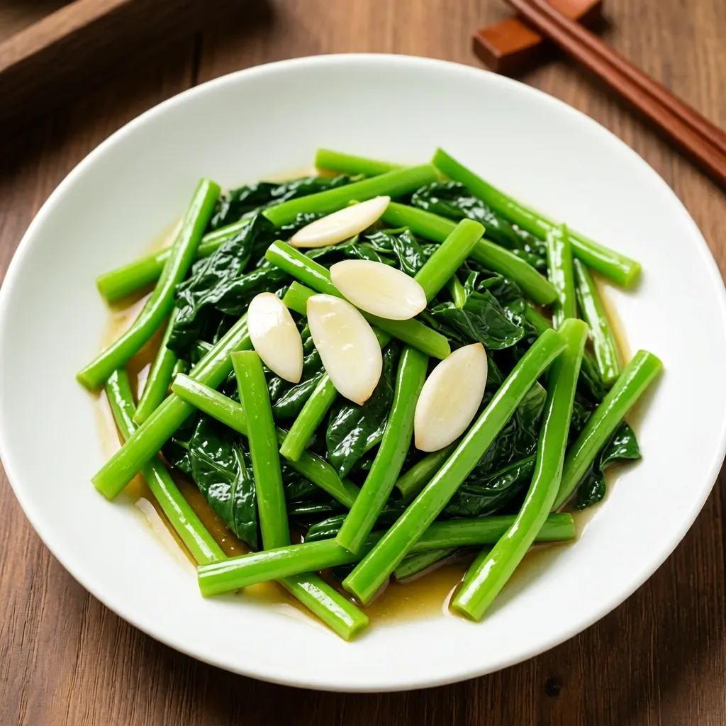 Garlic Stir-Fried Water Spinach