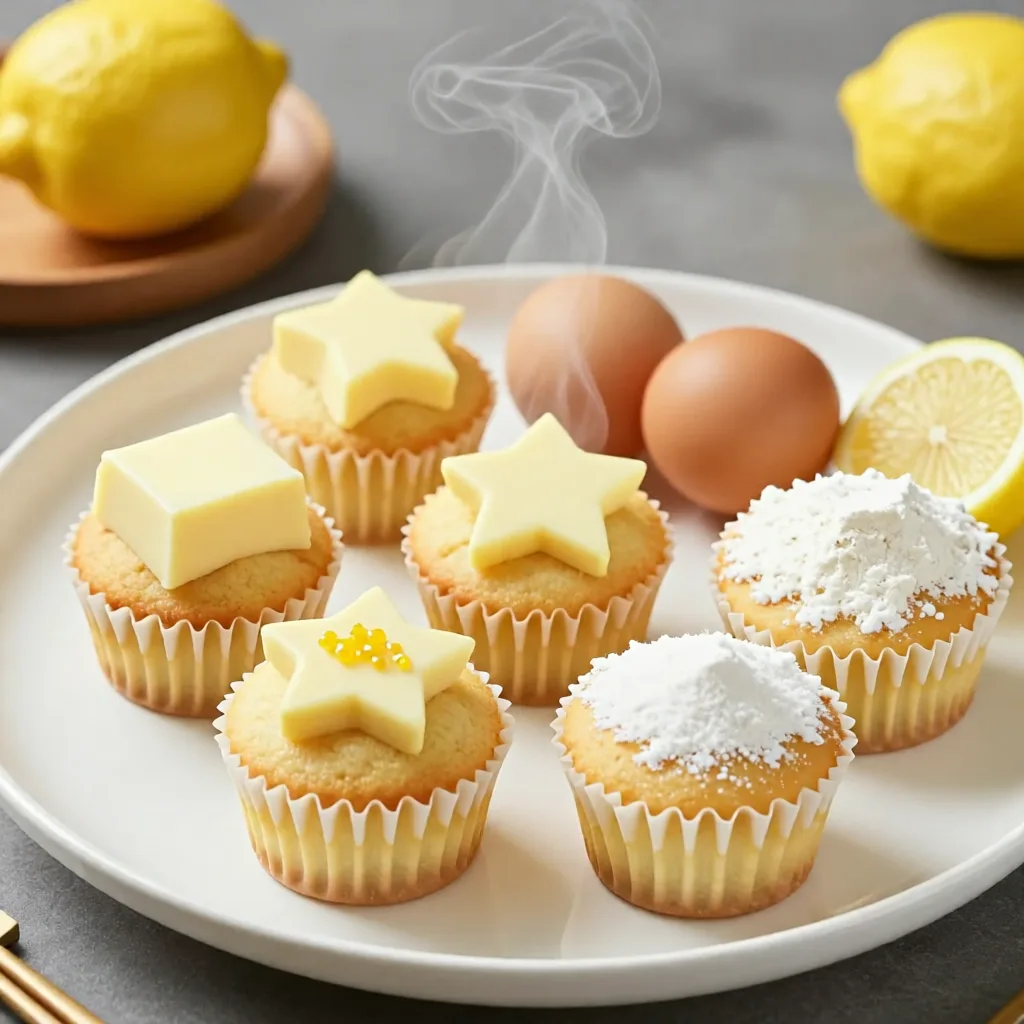 Shiny Star Cupcakes