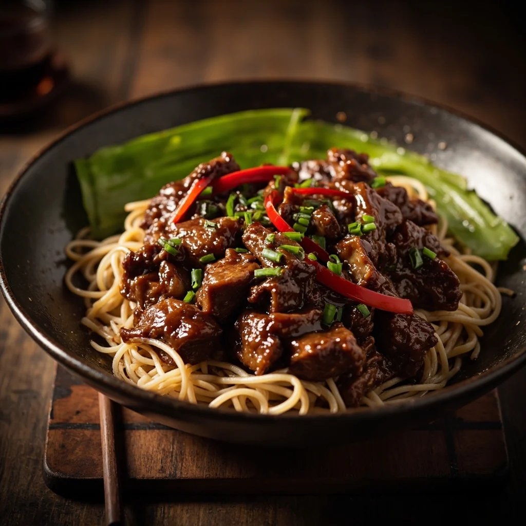 Bœuf braisé à la sauce soja classique chinois