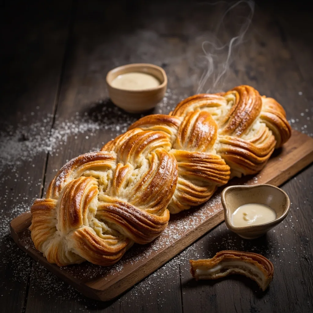 Condensed Milk Puff Pastry Toast