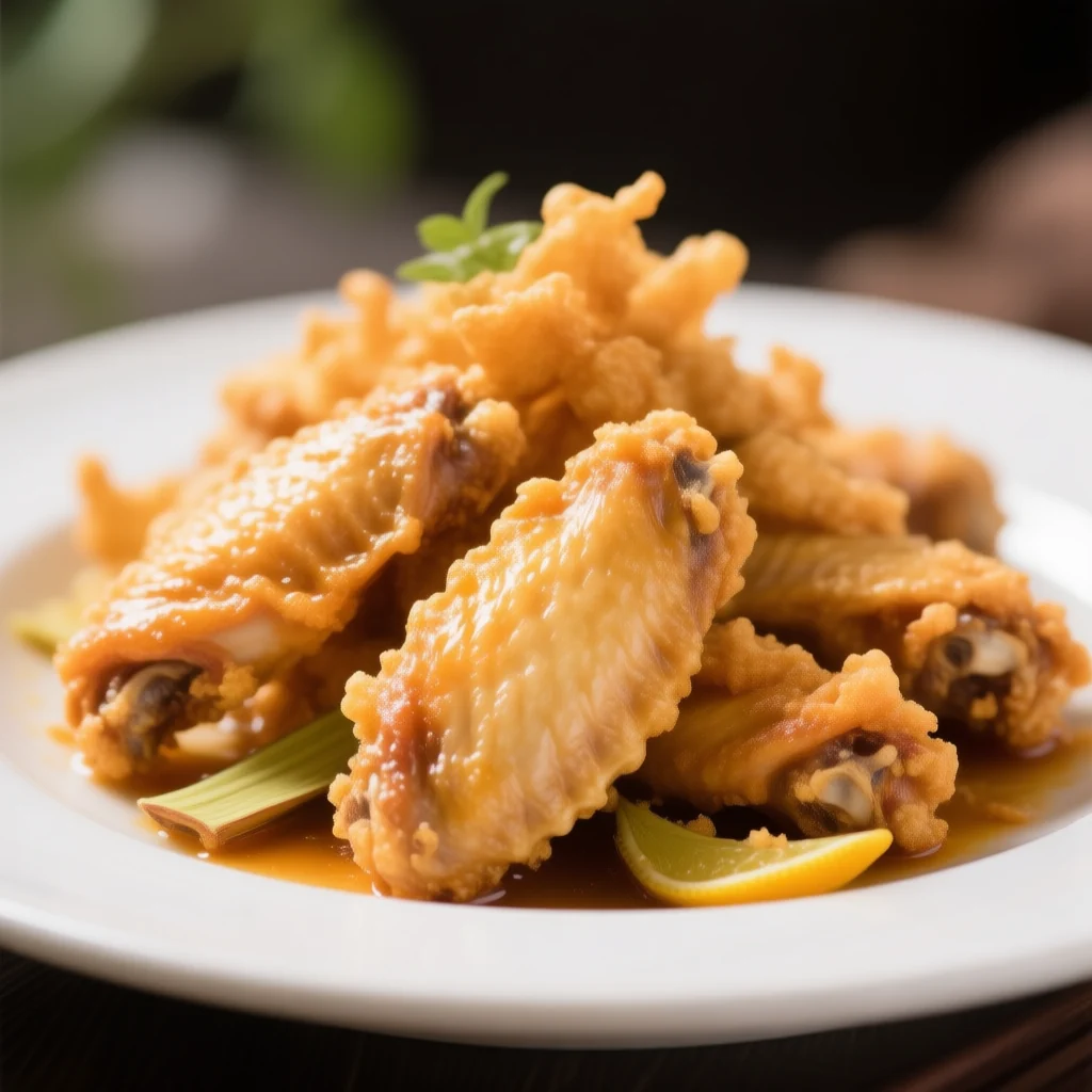 Ailes de Poulet Frites Croustillantes au Galanga