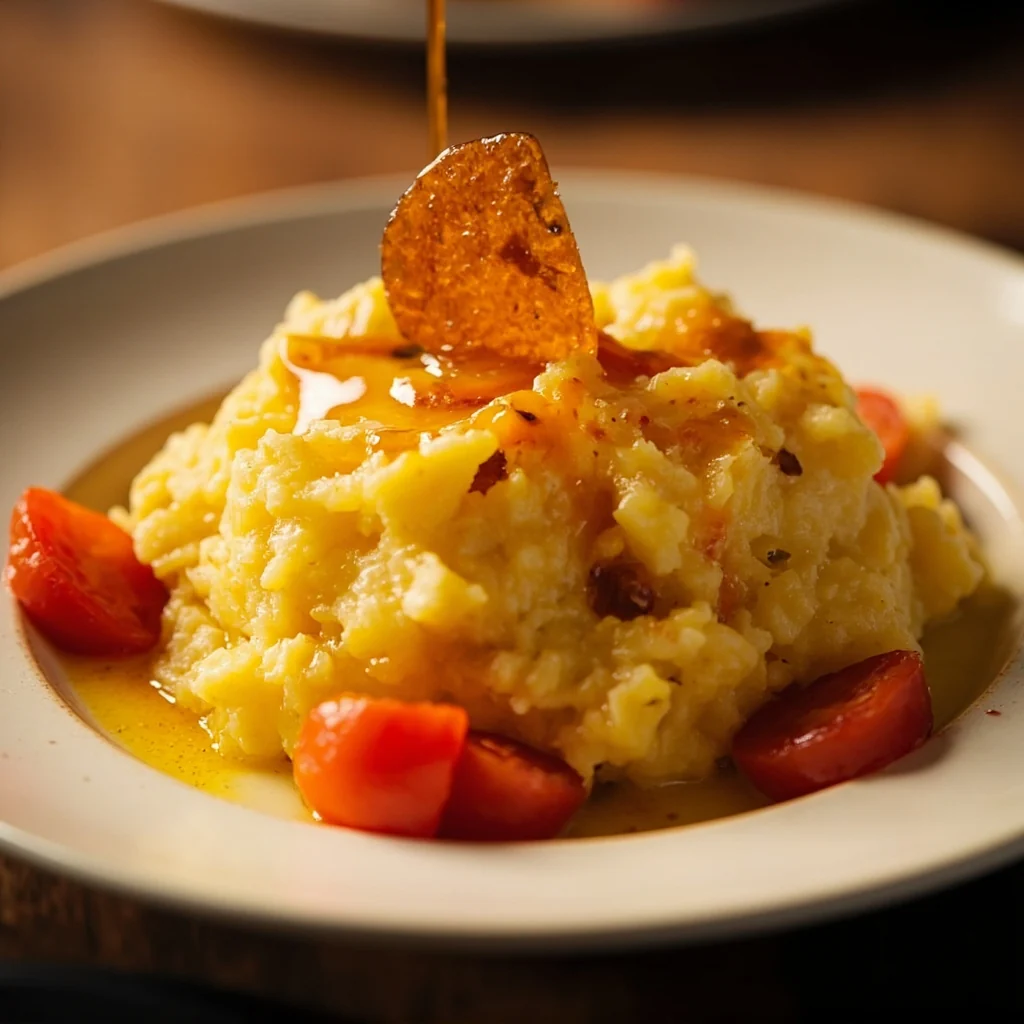 Flaming Mashed Potatoes