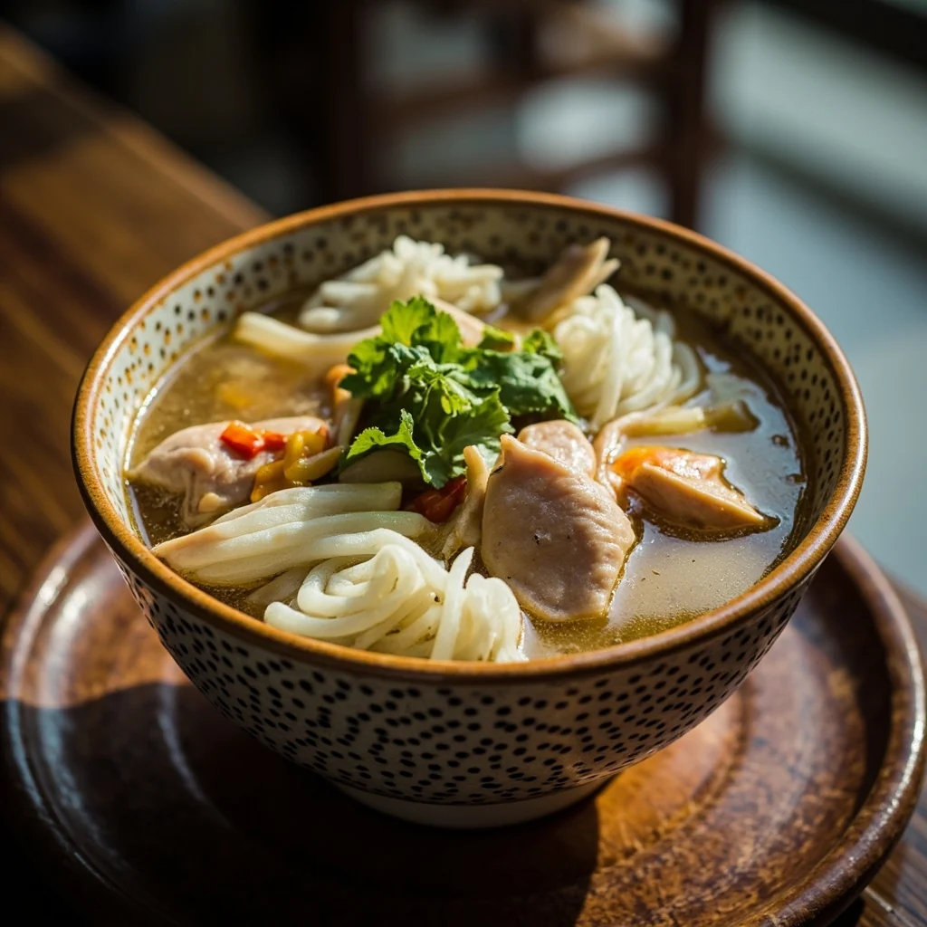 Soupe de Luffa et Porc aux Palourdes Blanches