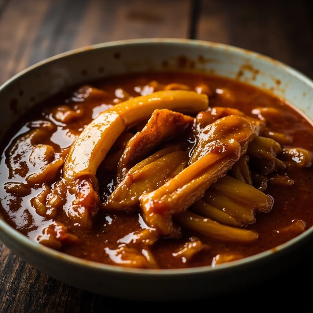 Anguille jaune braisée