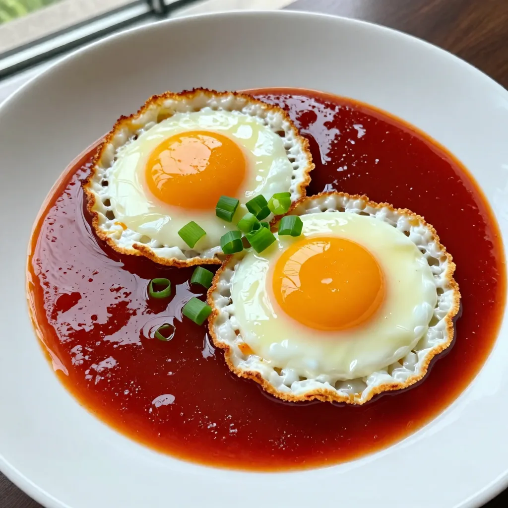Sweet and Sour Fried Eggs