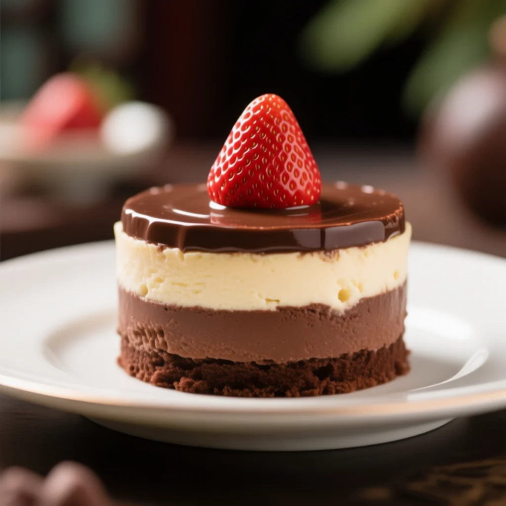 Cheesecake aux Fraises et Chocolat