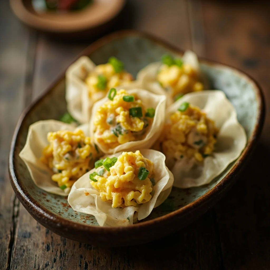 Boulettes aux Ciboules et Œufs