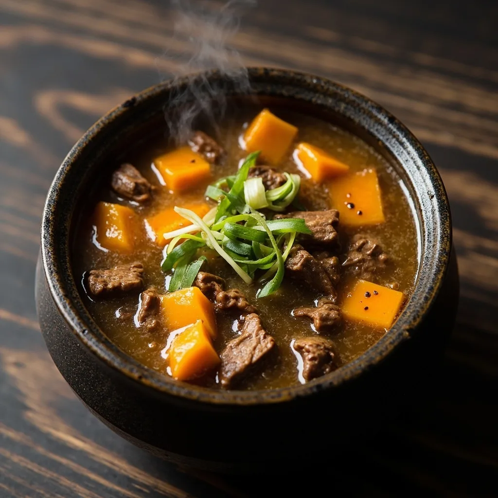 Pumpkin and Beef Soup