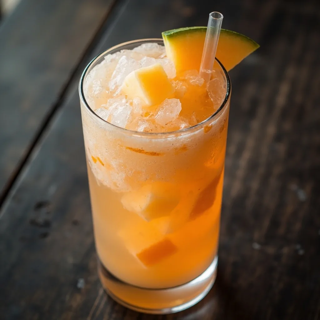 Thé au lait glacé au melon Hami