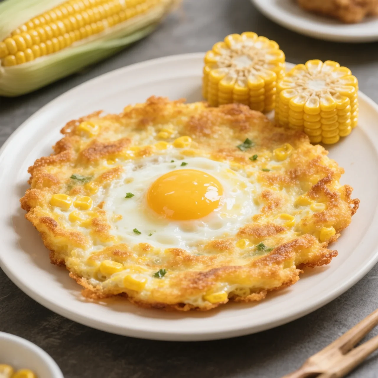 Gâteau de maïs doré