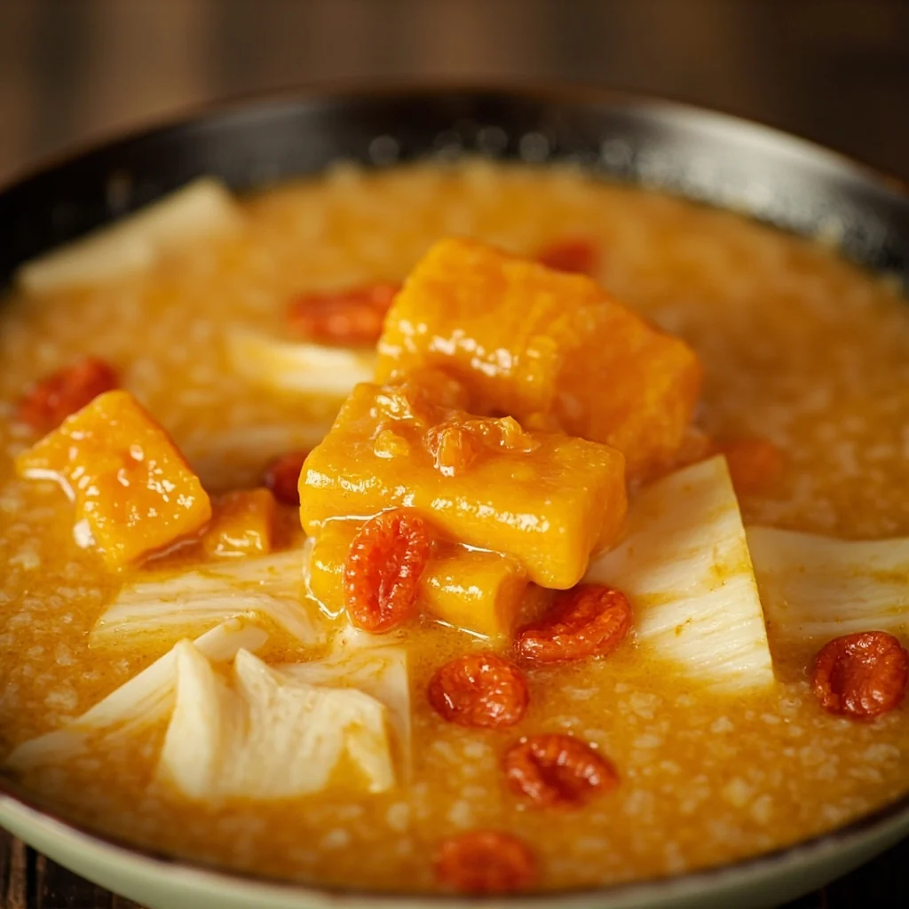 Bouillie de millet et igname chinoise