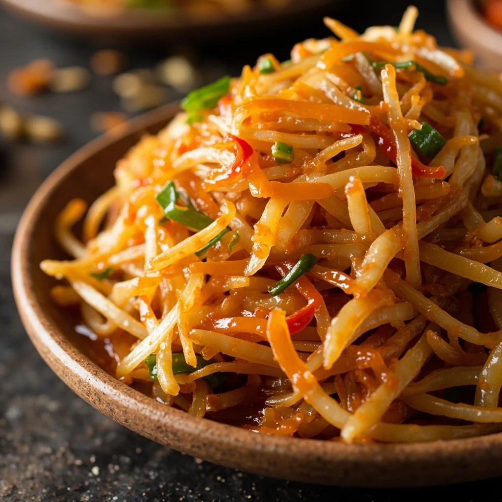 Pommes de terre râpées aigres et épicées