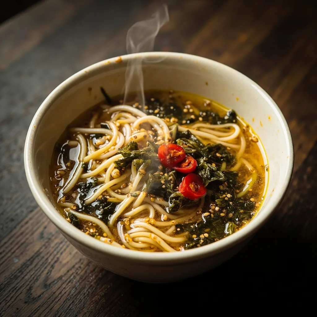 Seaweed and Soybean Sprouts Soup