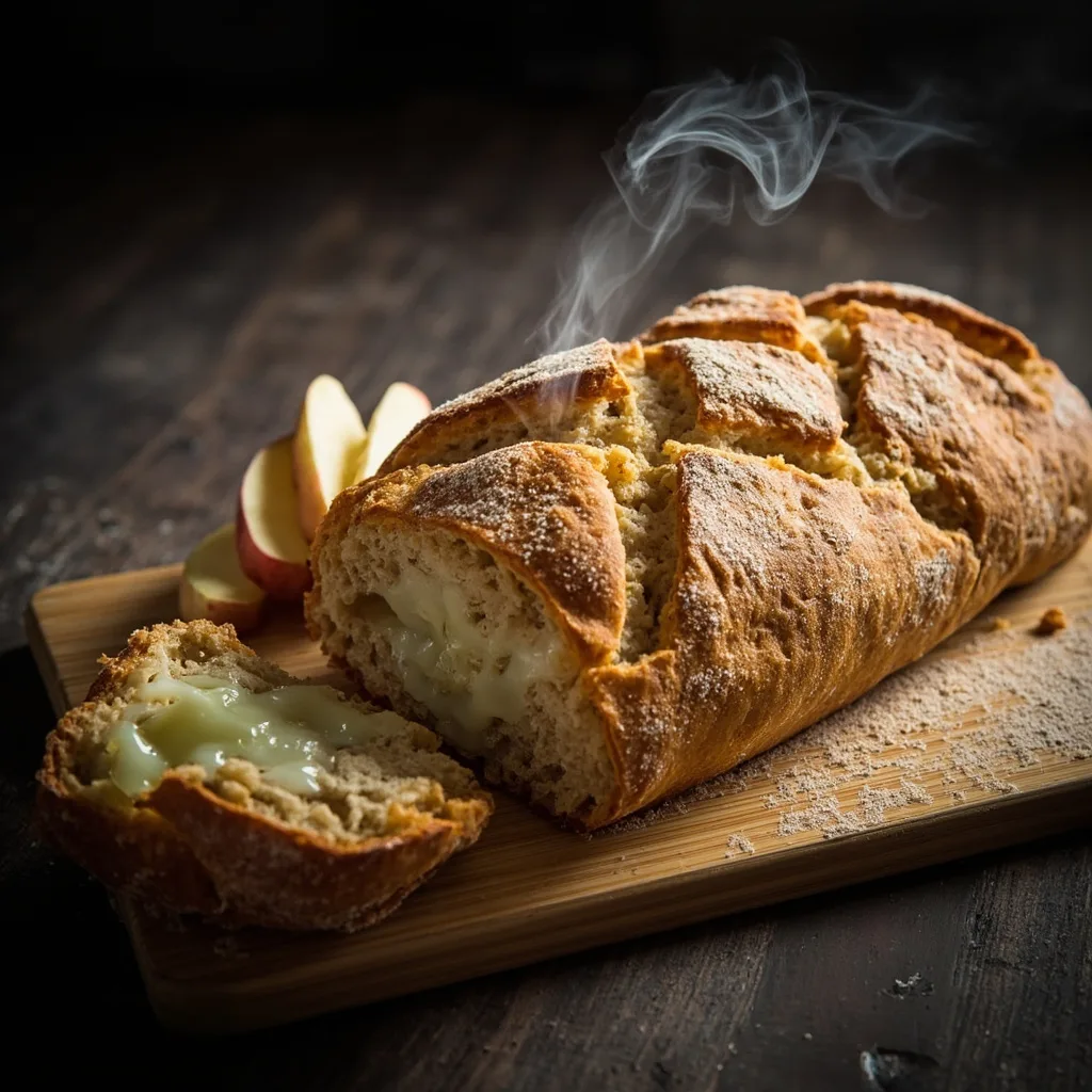 Apfel-Roquefort-Brot