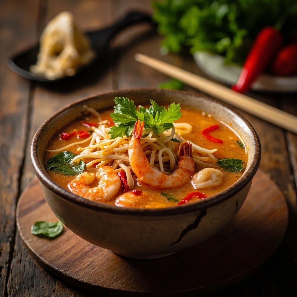 Soupe Tom Yum Thailandaise