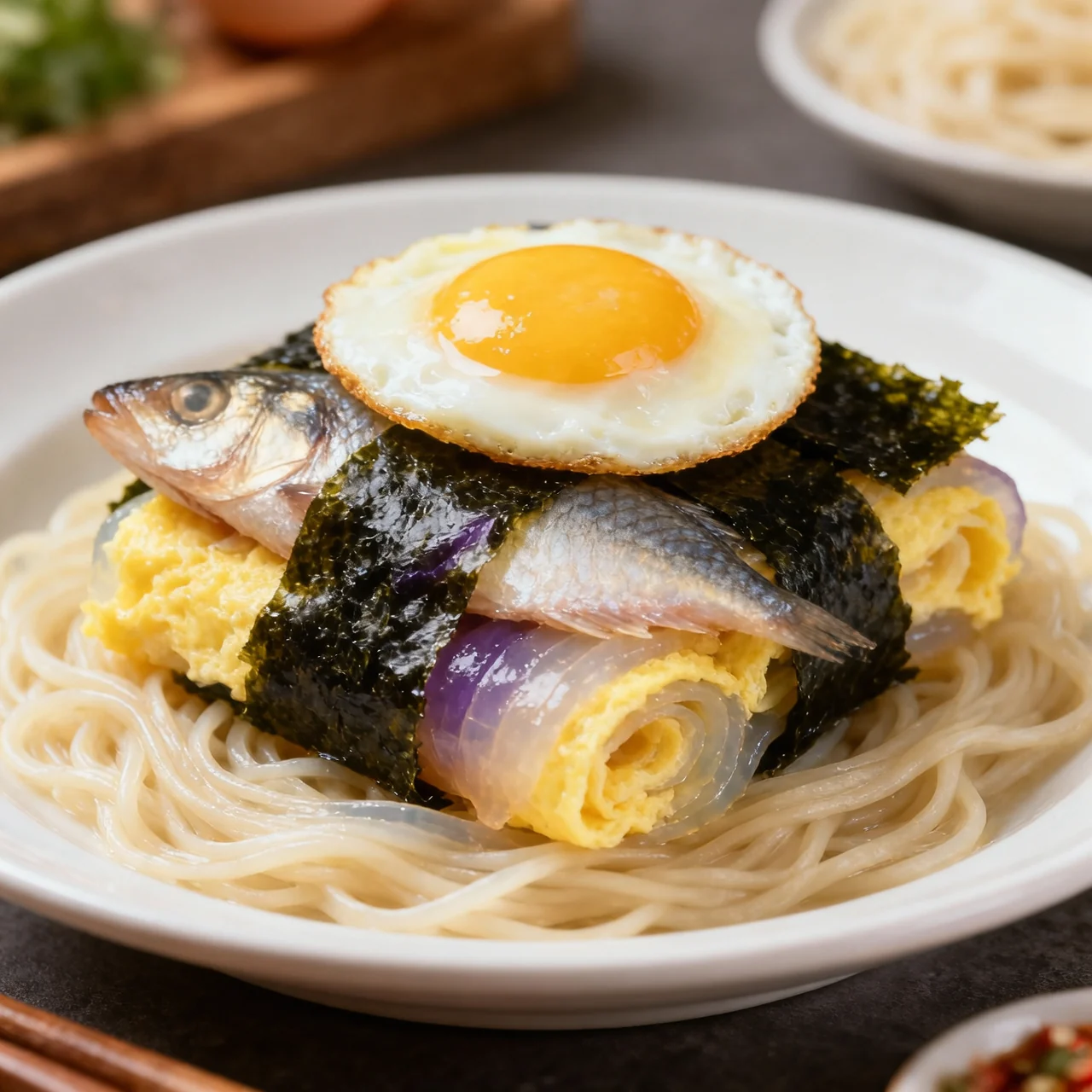 Three-Color Fish Rolls