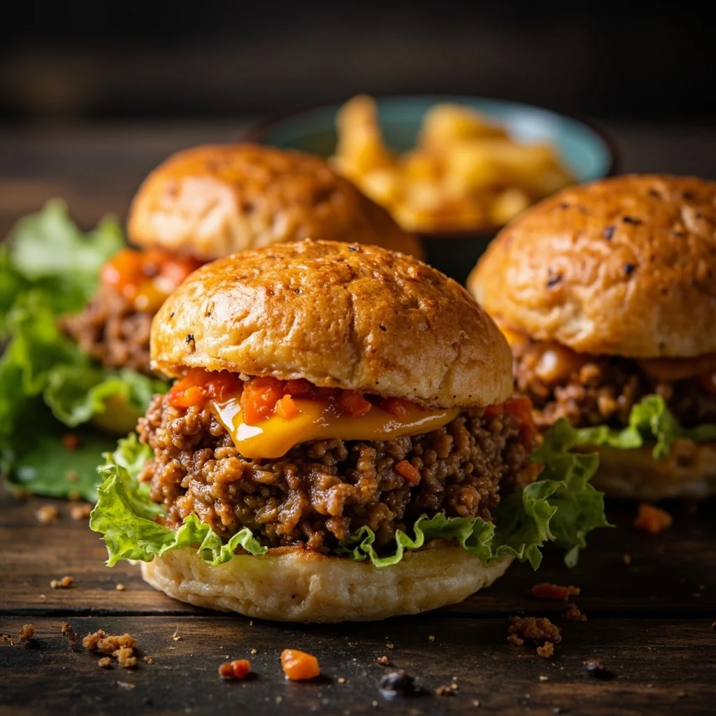 Burgers de Riz Croustillants aux Galettes Porc-Crevettes