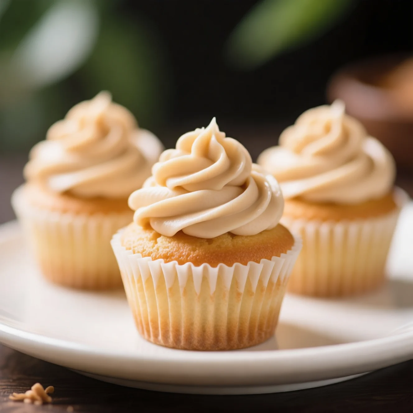 Cupcakes au thé au lait