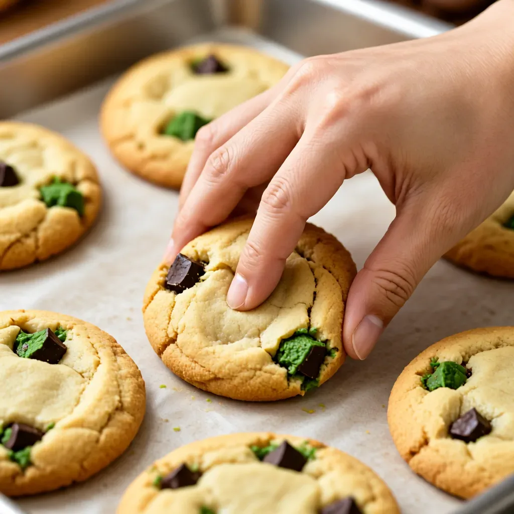 Mint Chocolate Cookies