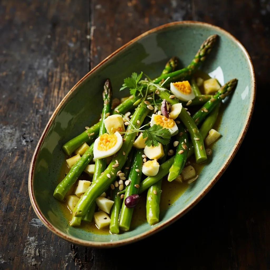 wild asparagus salad