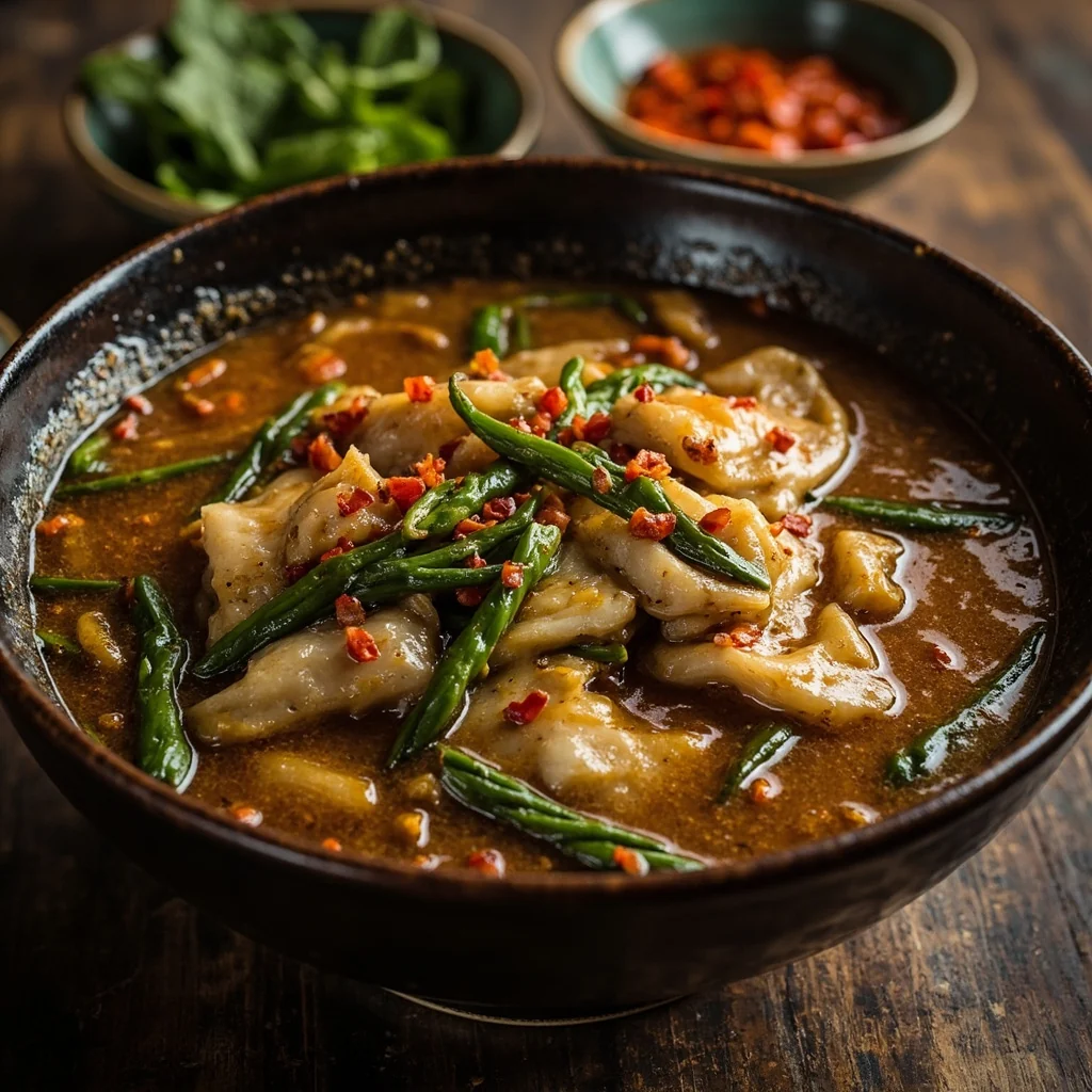 Poisson au Chou Moutarde Sauté du Sichuan