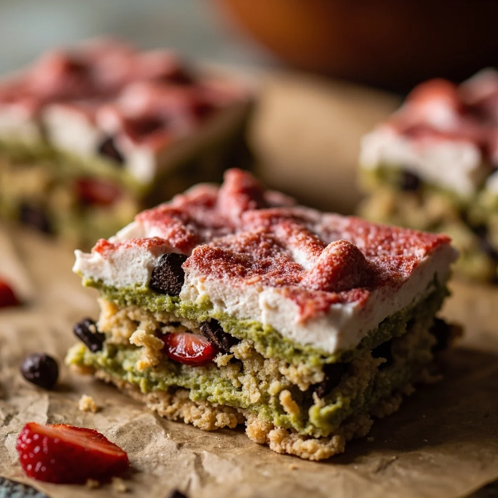 Guimauve Croustillante Fraise-Matcha