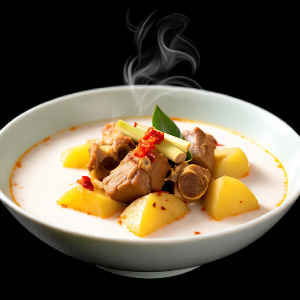 Côtes de porc Tom Yum aux pommes de terre