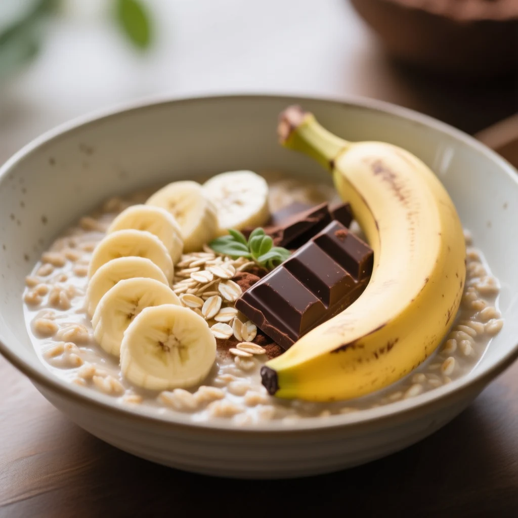 Bateau à la Banane et au Chocolat et Avoine