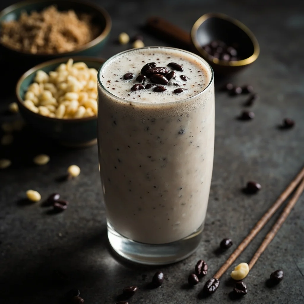 Lait de Soja aux Haricots Noirs et au Riz Noir