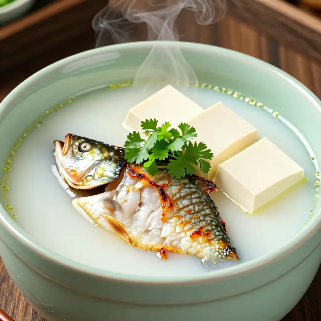 Tofu and Fish Head Soup