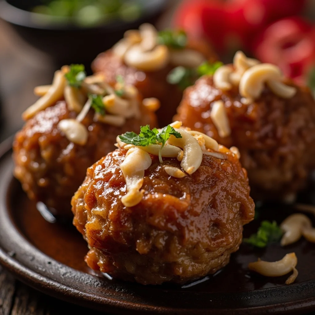 Boulettes de viande de célébration aux quatre caractères