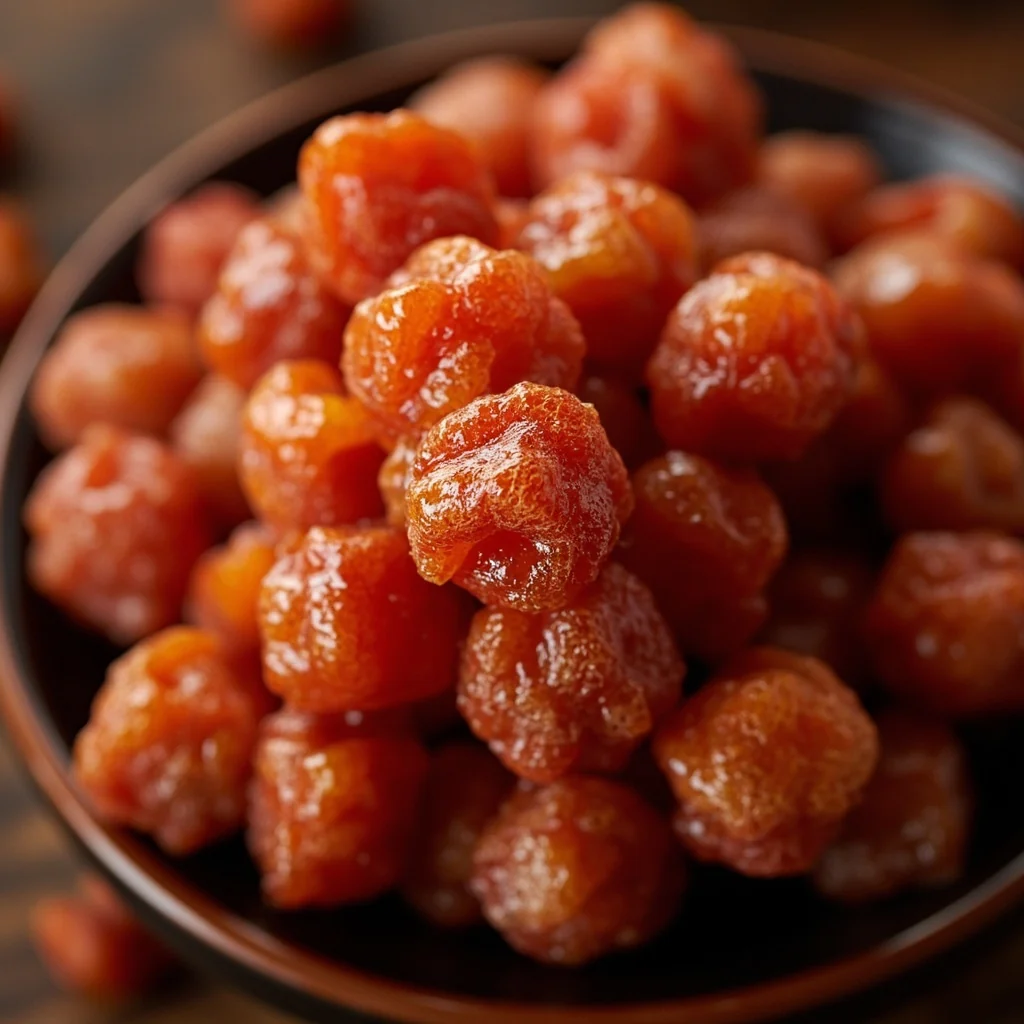 Baies d'aubépine confites