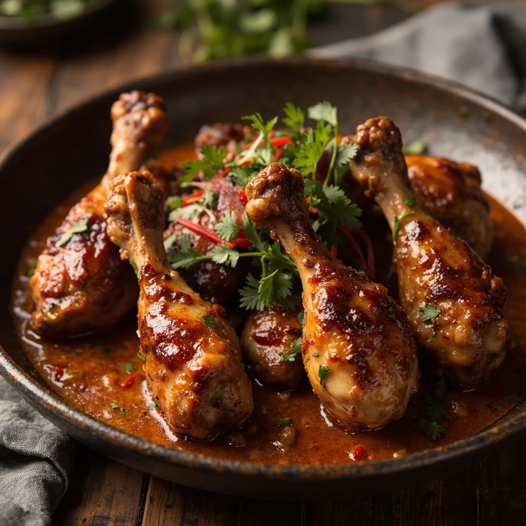 Cuisses de Poulet Braisées à la Nouvelle-Orléans