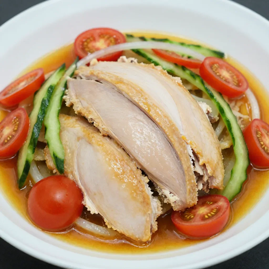 Salade de Poulet Émincé à la Thaïlandaise