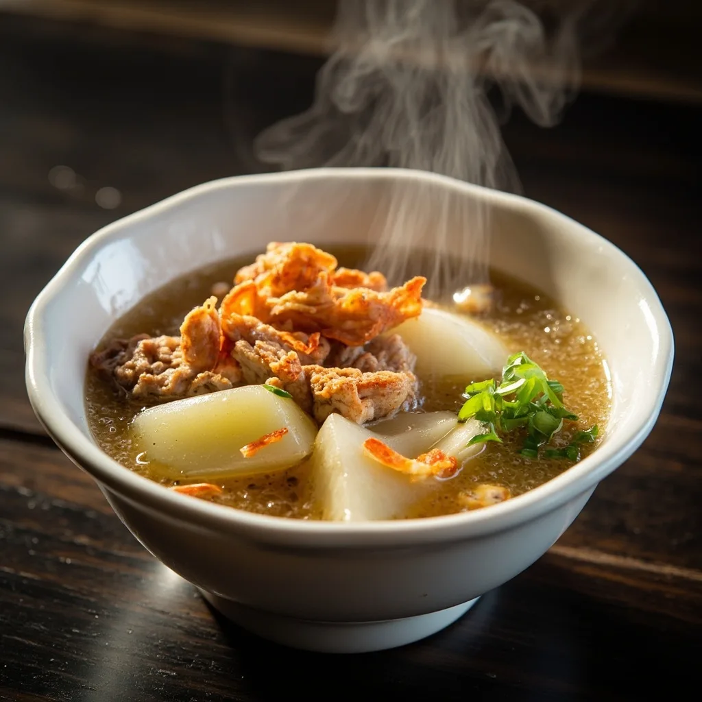 Winter Melon and Crispy Pork Soup