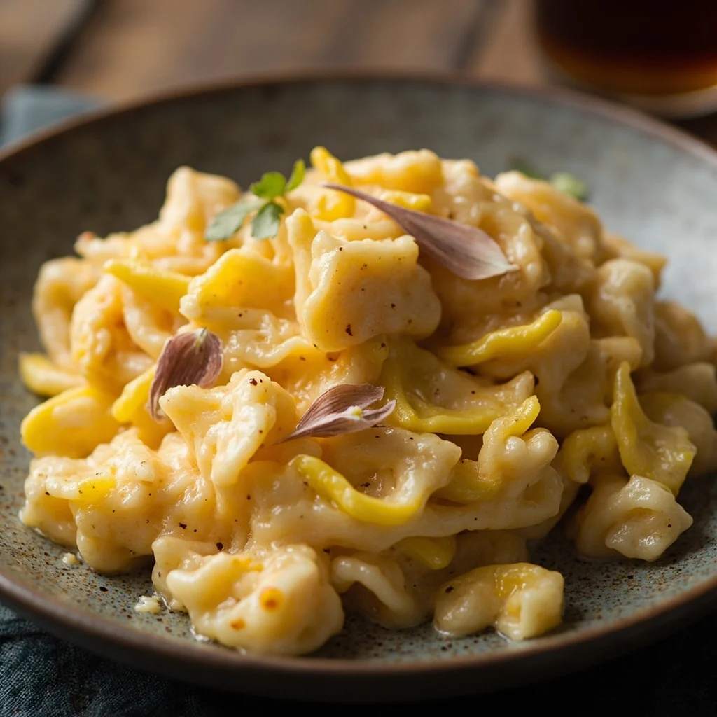 Œufs brouillés aux fleurs de glycine