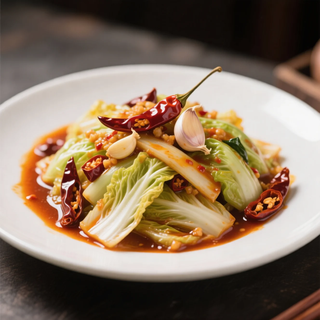 Chou de bébé aigre et épicé