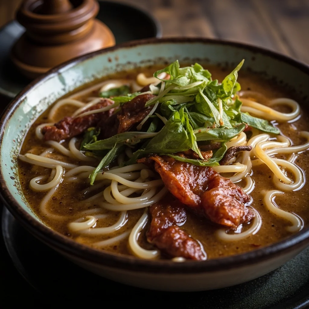 Casserole de Pot en Argile au Sang de Canard et Nouilles de Verre