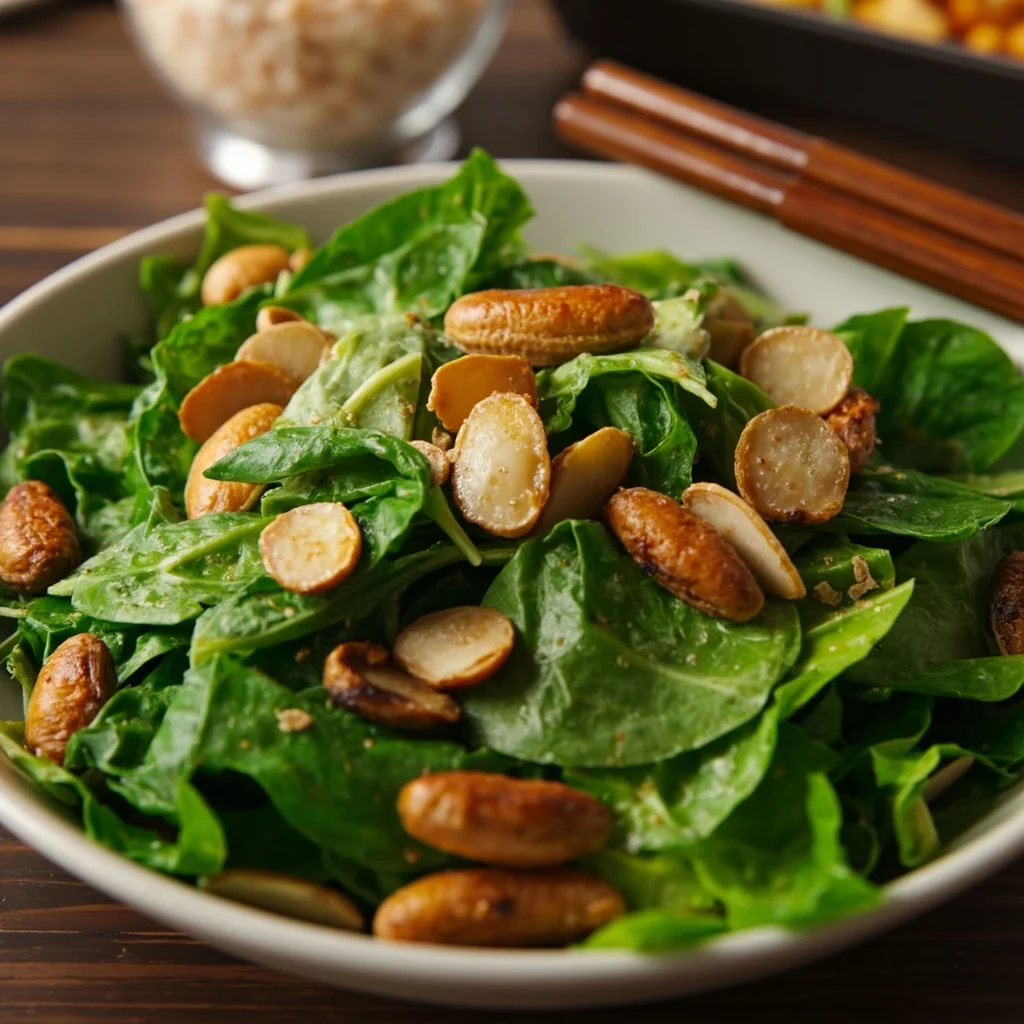 Épinards assaisonnés