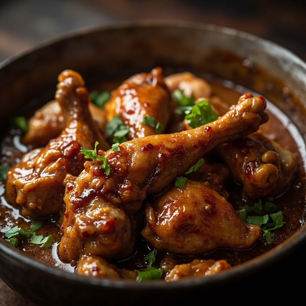 Cuisses de Poulet Braisées à la Sauce Soja